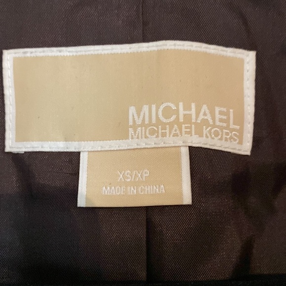 Michael Michael Kors  plaid wool pea coat size xs - Picture 5 of 9